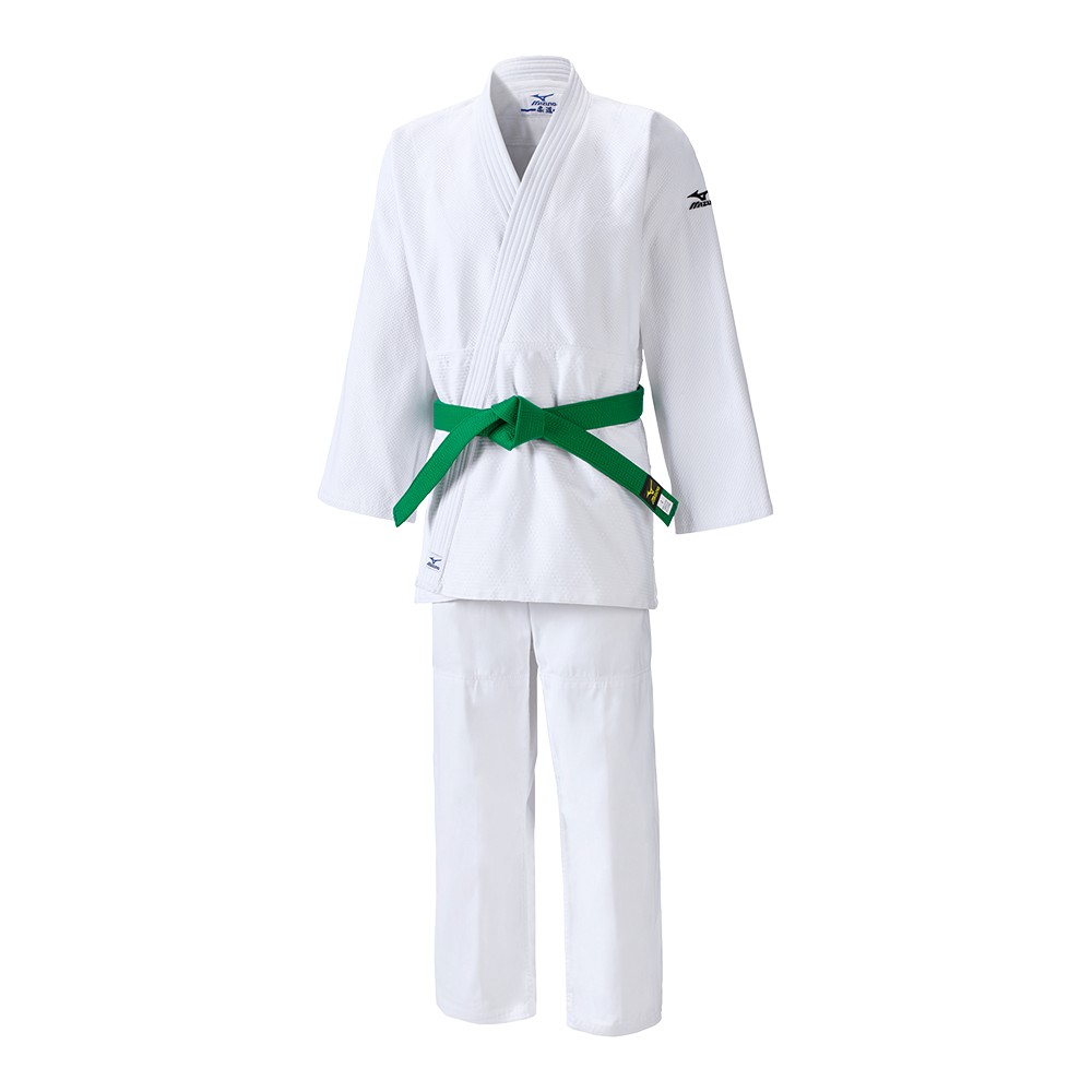 Judogis Mizuno Hayato Hombre Blancas Baratas JAQD-65248